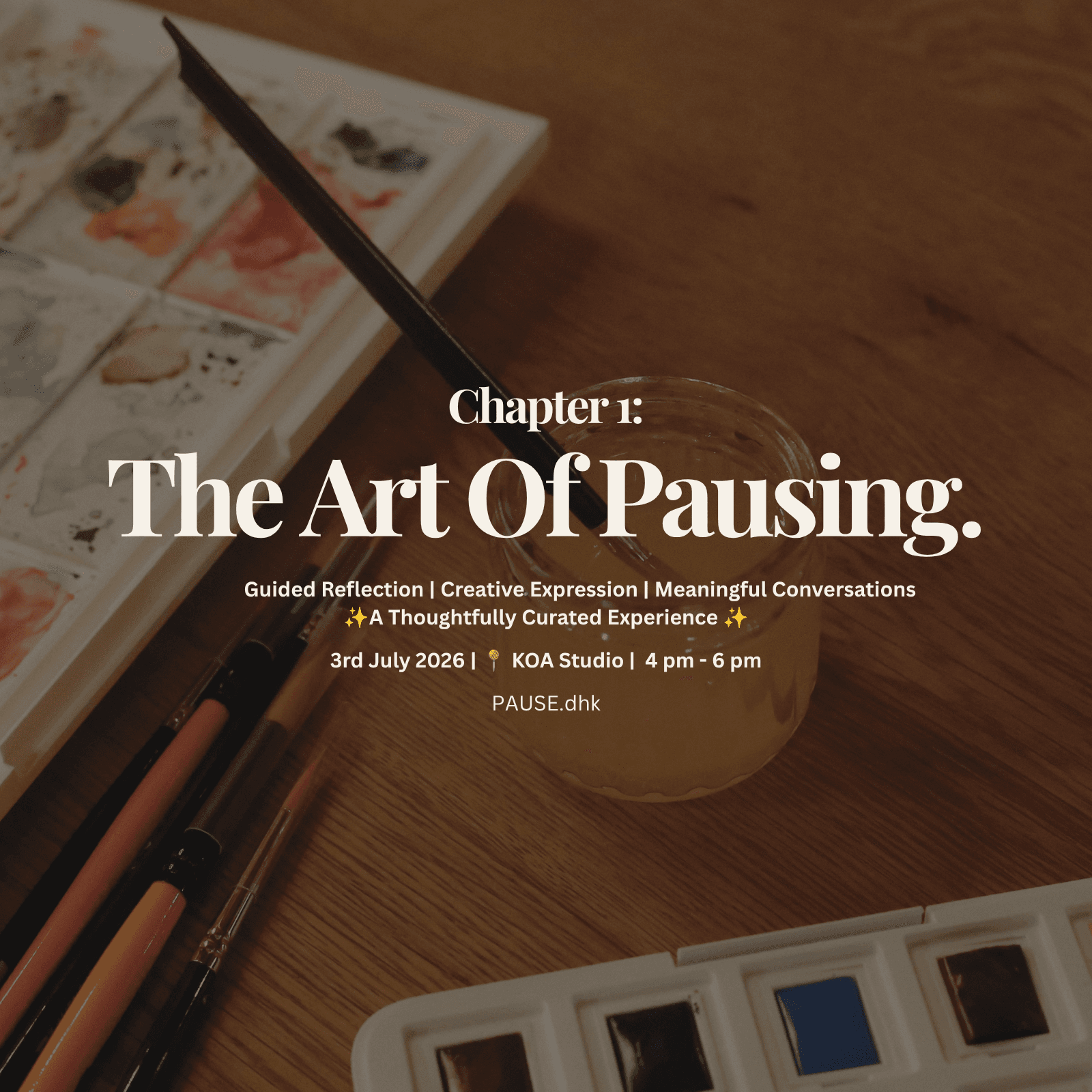 Chapter 1: The Art Of Pausing